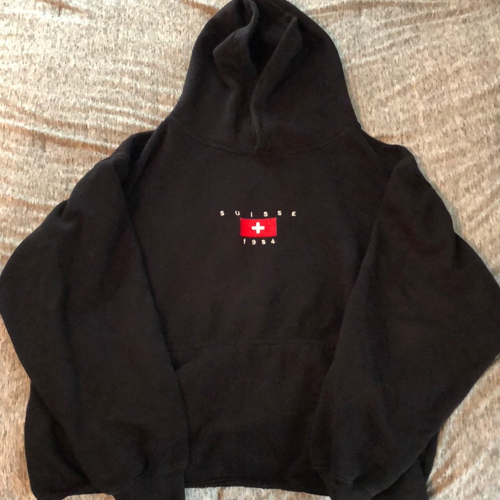 Brandy Melville Unique Cropped Susie’s Hoodie